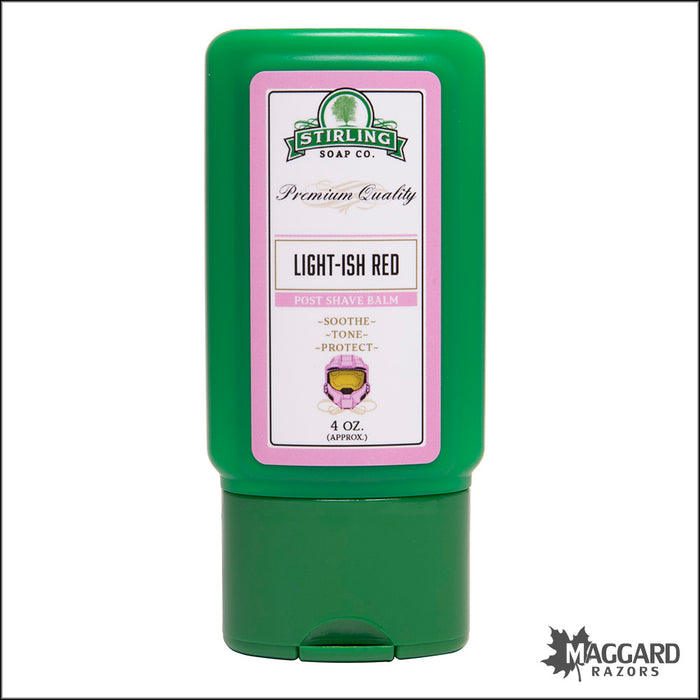 Stirling Soap Co. Light-ish Red Aftershave Balm, 4oz - Seasonal Release