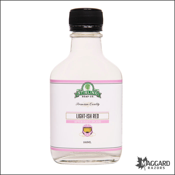 Stirling Soap Co. Light-ish Red Aftershave Splash, 100ml - Seasonal Release