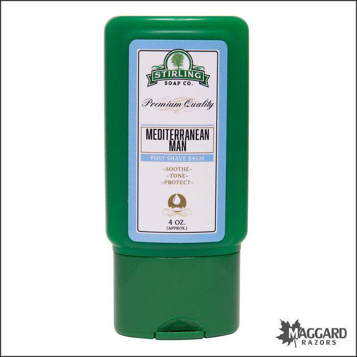 Stirling Soap Co. Mediterranean Man Aftershave Balm, 4oz