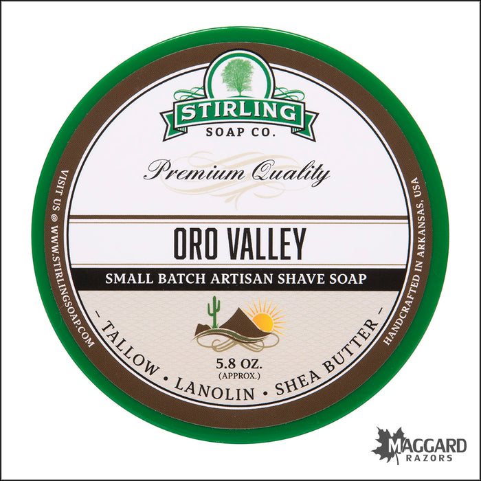 Stirling Soap Co. Oro Valley Shaving Soap, 5.8oz - Seasonal Release