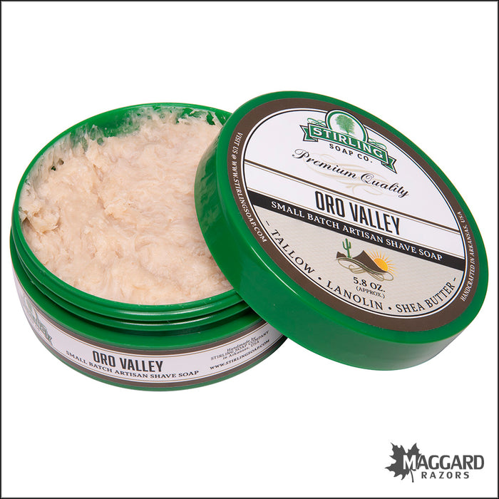 Stirling Soap Co. Oro Valley Shaving Soap, 5.8oz - Seasonal Release