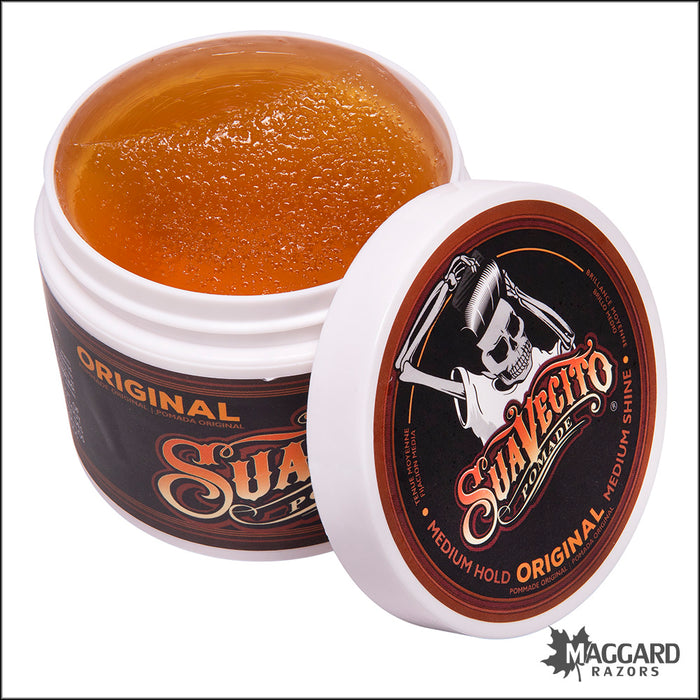 Suavecito Original Pomade, Medium Hold, Medium Shine Pomade - 4oz