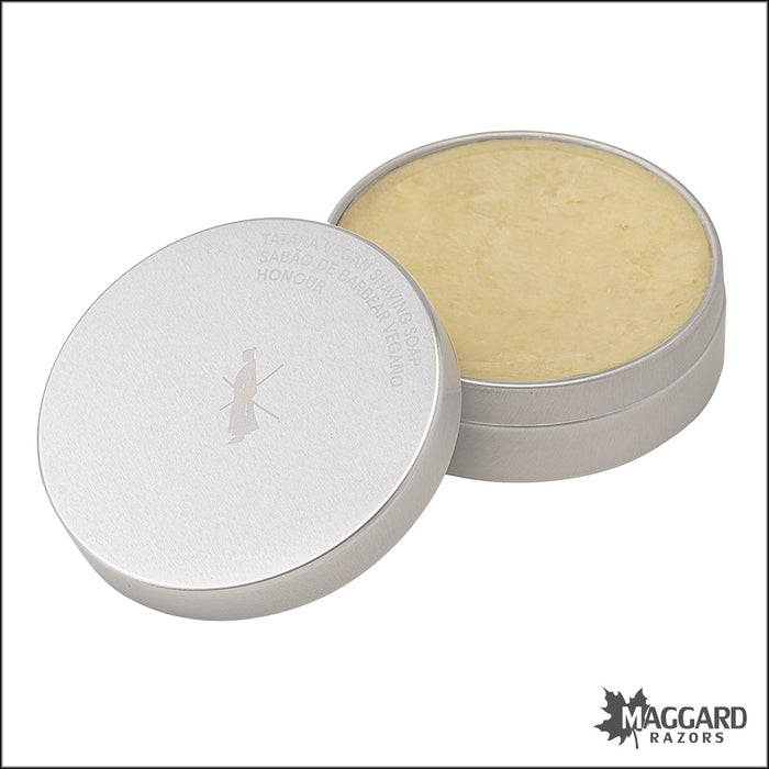 Tatara Razors Honour Vegan Shaving Soap in Aluminum Tin, 100ml