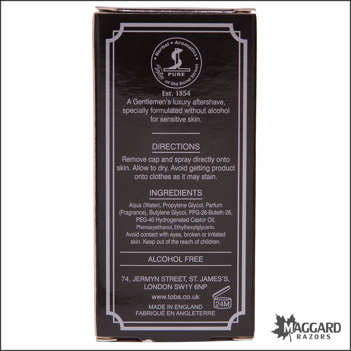 Taylor of Old Bond Street Jermyn Street Aftershave, 30ml - Alcohol Free