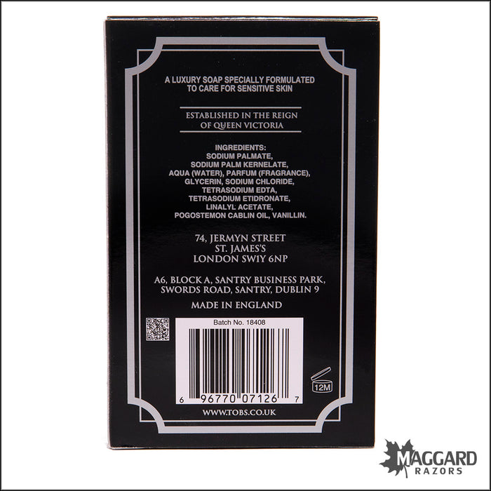 Taylor of Old Bond Street Jermyn Street Pure Vegetable Triple Milled Bar Soap, 200g