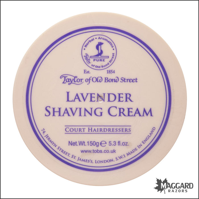 Taylor of Old Bond Street Lavender Shave Cream, 150g
