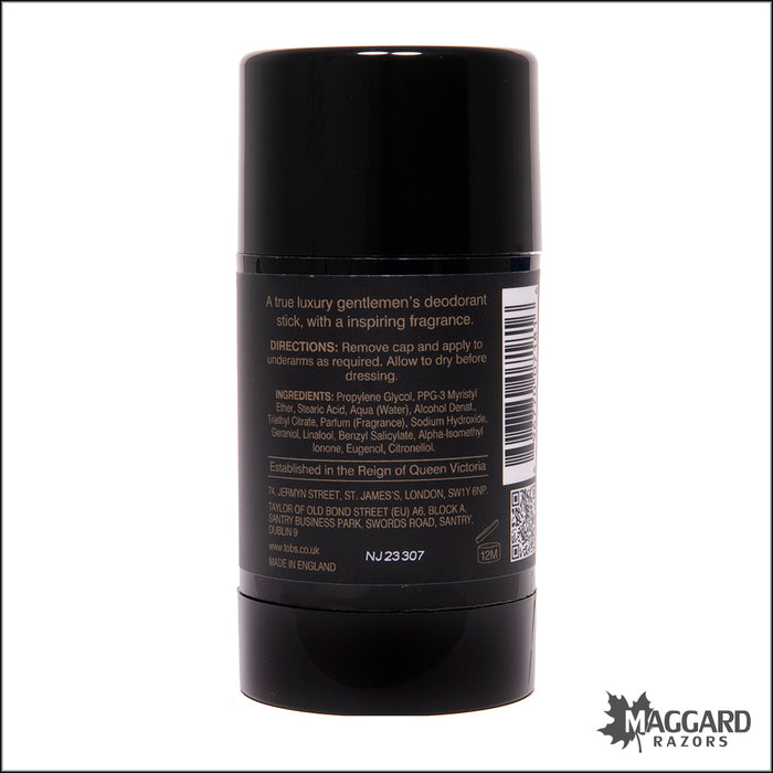 Taylor of Old Bond Street Oud Deodorant Stick, 75ml