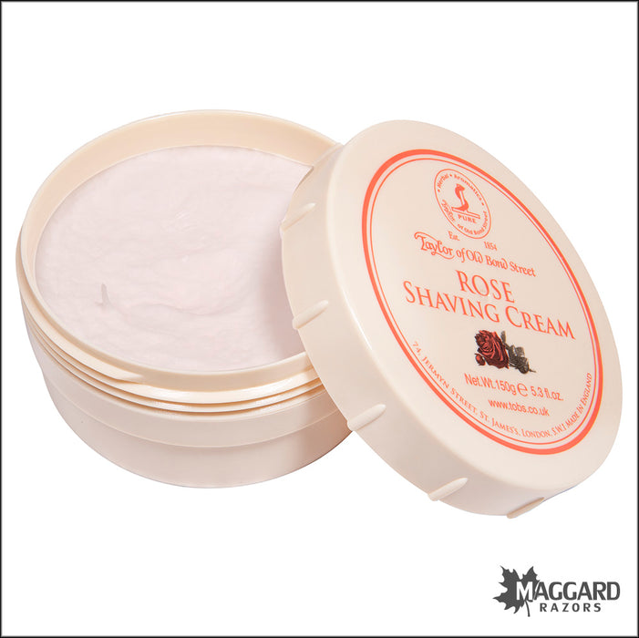 Taylor of Old Bond Street Rose Shave Cream, 150g