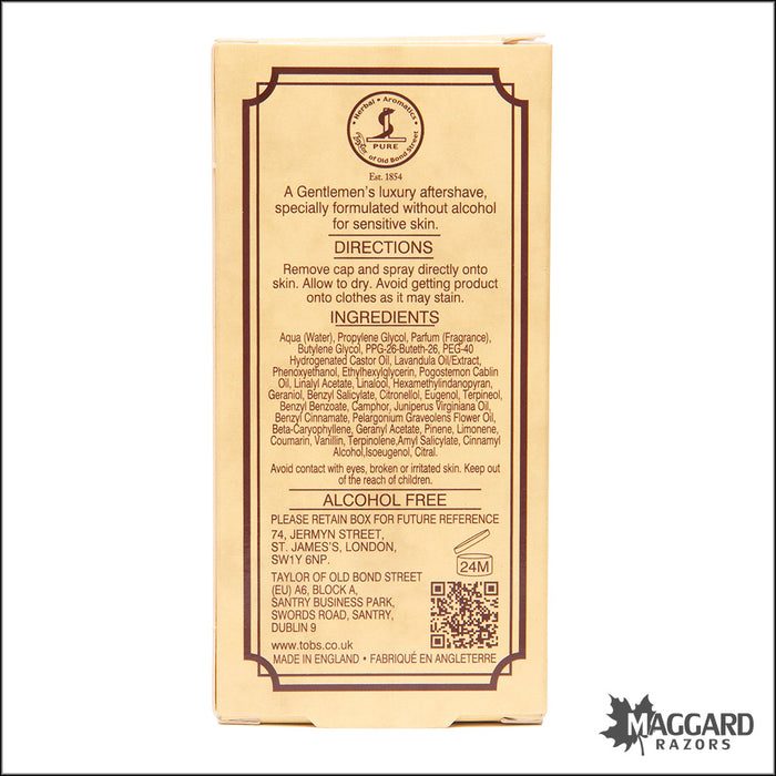 Taylor of Old Bond Street Sandalwood Aftershave Spray, 30ml - Alcohol Free