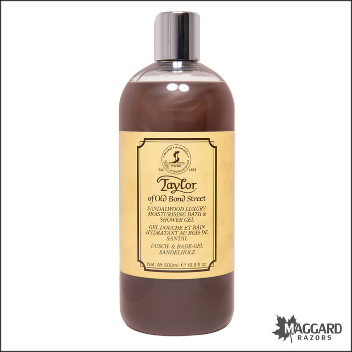 Taylor of Old Bond Street Sandalwood Bath and Shower Gel, 500ml