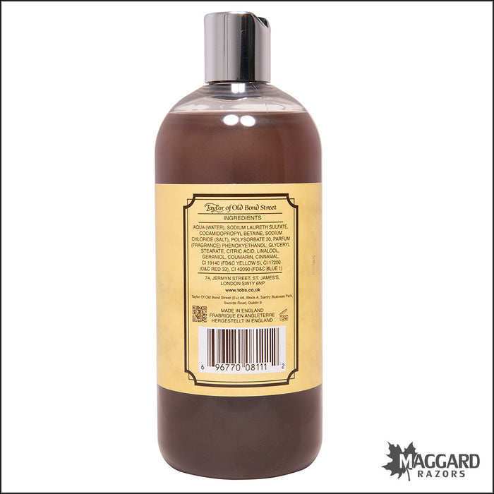 Taylor of Old Bond Street Sandalwood Bath and Shower Gel, 500ml