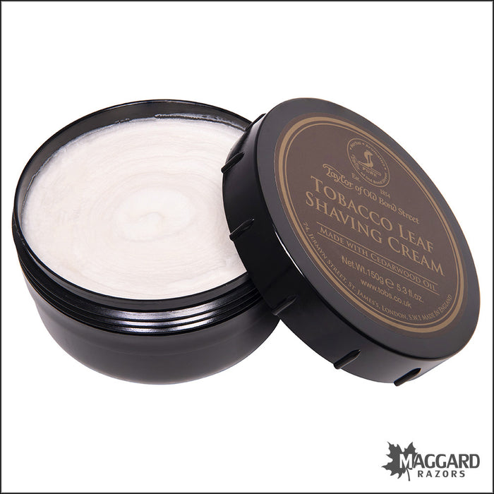 Taylor of Old Bond Street Tobacco Leaf Shave Cream, 150g