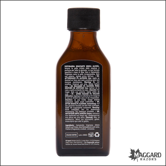 The Goodfellas' Smile Orange Empire Aftershave Splash, 100ml - Alcohol Free