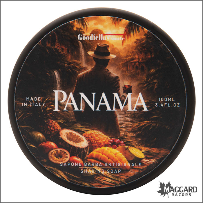 The Goodfellas' Smile Panama Shaving Soap, 3.4oz