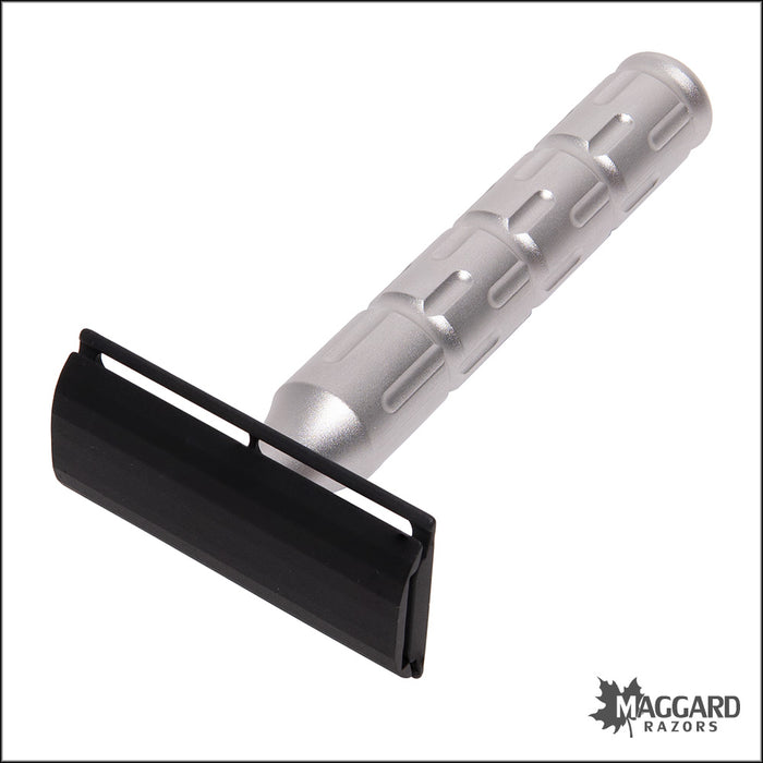 The Goodfellas' Smile Syntesi Velvet Machined Aluminum DE Safety Razor, Anodized Satin Finish