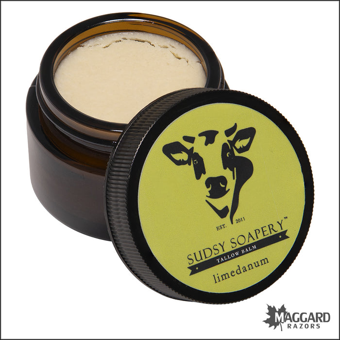 The Sudsy Soapery Limedanum Tallow and Shea Balm, 1oz