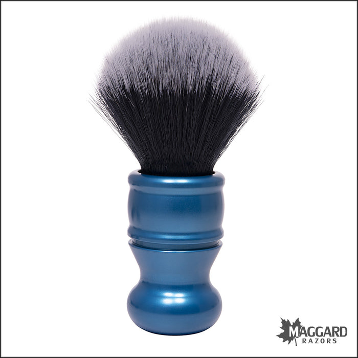 Timeless Razor TRBR Adjustable Aluminum Shaving Brush Handle, Holds 9 Different Knots, Burnt Orange Handle