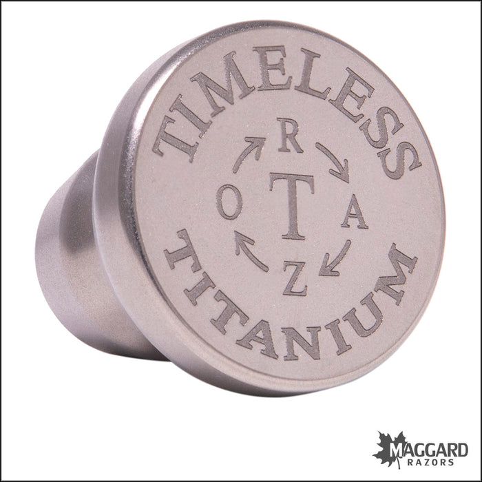 Timeless Razor Titanium Razor Stand, Select Satin or Polished