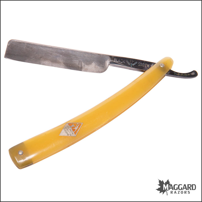 #1001 Vintage Straight Razor - S.R. Droescher - 5/8 Wedge