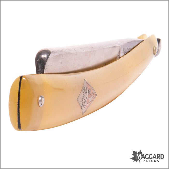 #1001 Vintage Straight Razor - S.R. Droescher - 5/8 Wedge