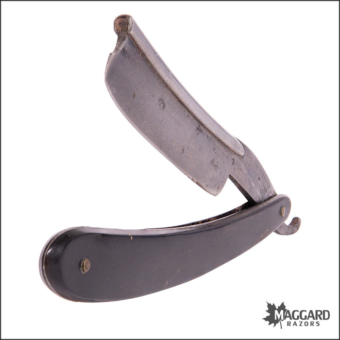 #1016 Vintage Straight Razor - Wade & Butcher 13/16+ Frameback