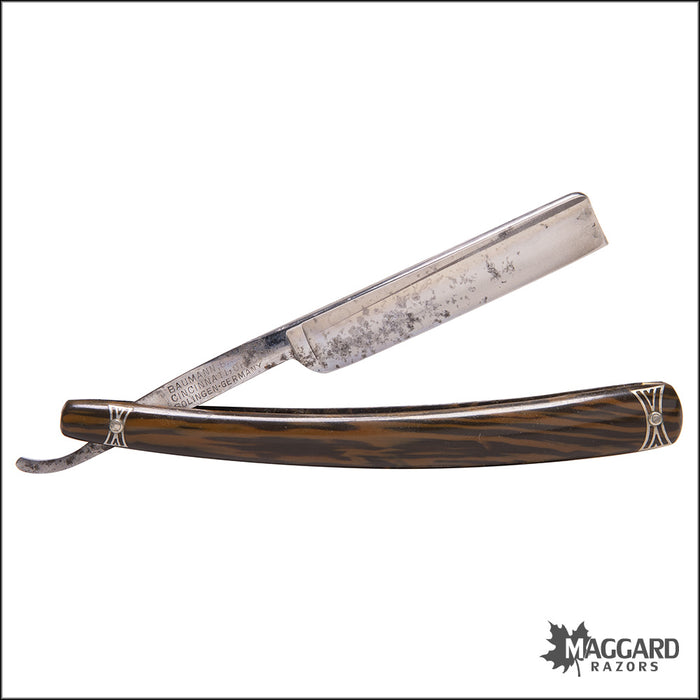 #1024 Vintage Straight Razor - Baumann B. Cincinatti 5/8