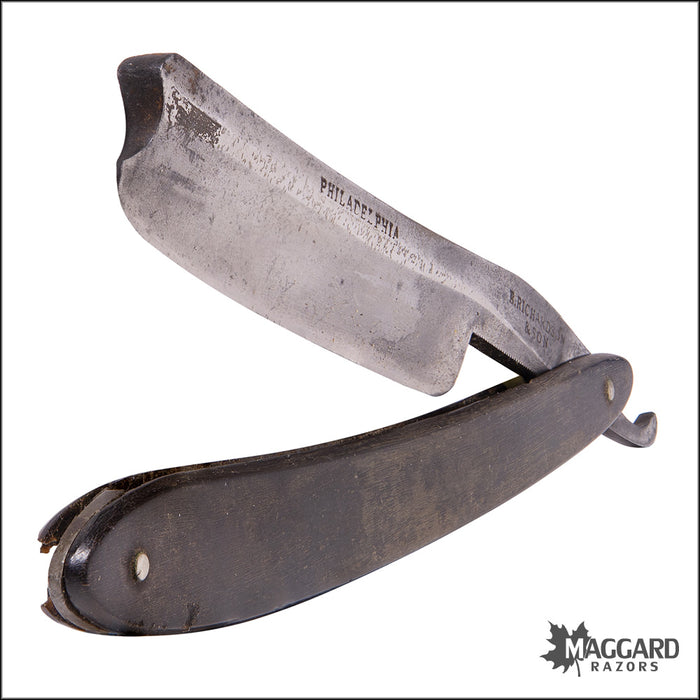 #1032 Vintage Straight Razor - B. Richardson Philadelphia 6/8 1839-1849