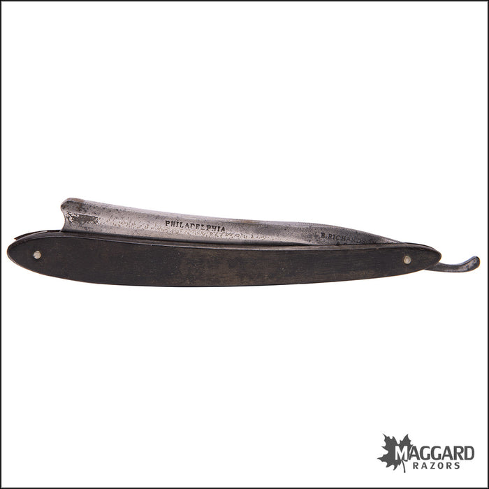 #1032 Vintage Straight Razor - B. Richardson Philadelphia 6/8 1839-1849