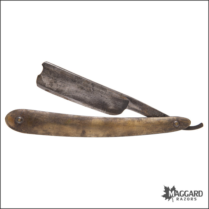 #1034 Vintage Straight Razor - Wade & Butcher, 13/16+