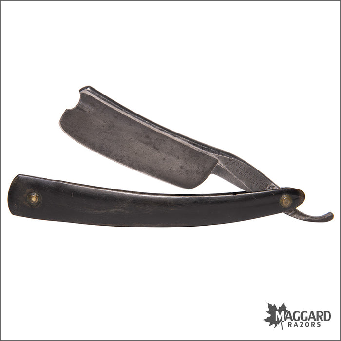 #1037 Vintage Straight Razor - Wade & Butcher For Barber's Use 17/16+