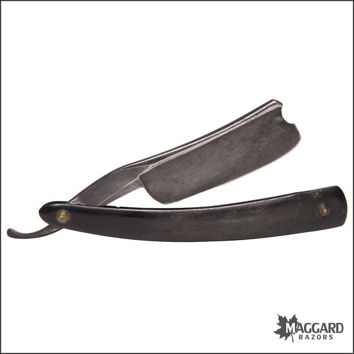 #1037 Vintage Straight Razor - Wade & Butcher For Barber's Use 17/16+