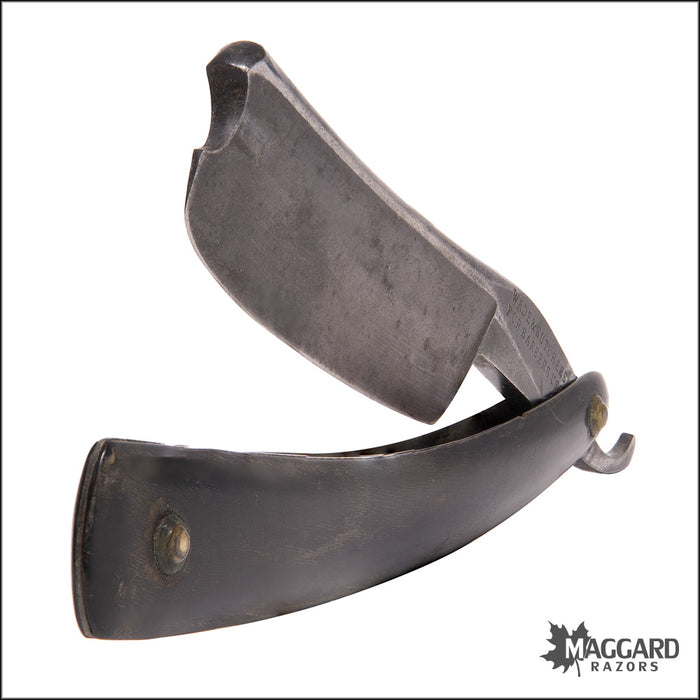#1037 Vintage Straight Razor - Wade & Butcher For Barber's Use 17/16+