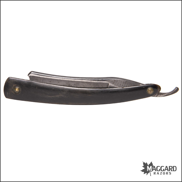 #1037 Vintage Straight Razor - Wade & Butcher For Barber's Use 17/16+