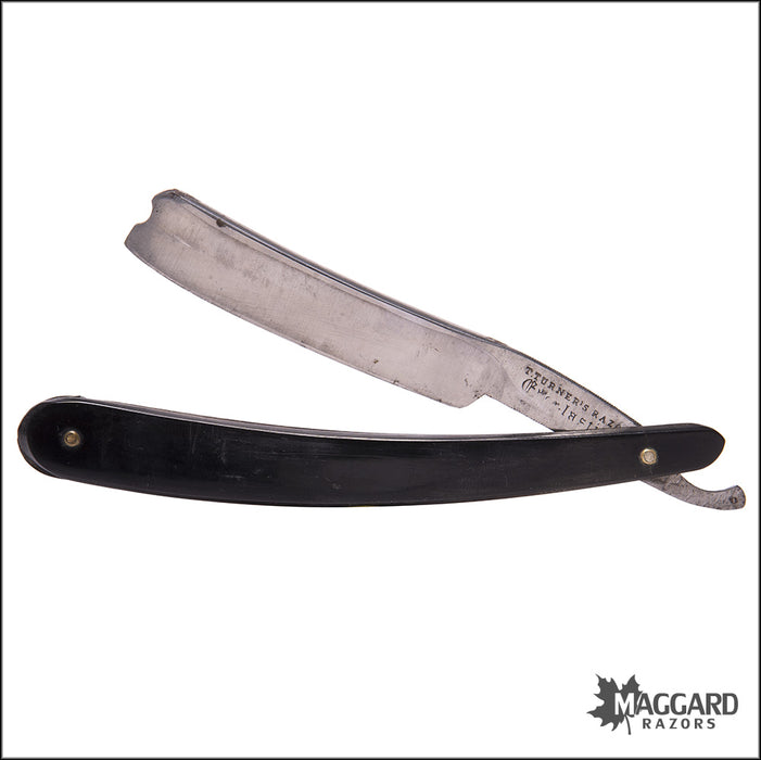 #1038 Vintage Straight Razor - Thomas Turners Everlasting Razor 11/16 /w Strop