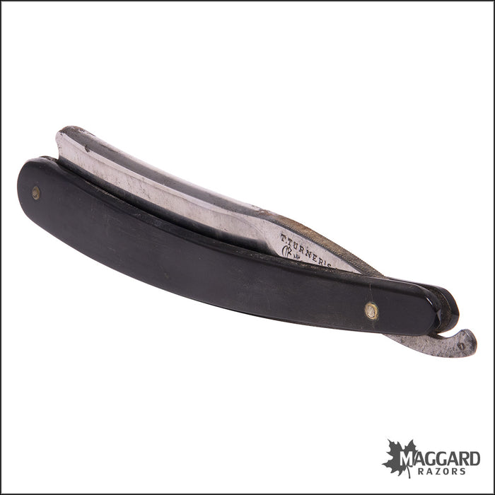 #1038 Vintage Straight Razor - Thomas Turners Everlasting Razor 11/16 /w Strop
