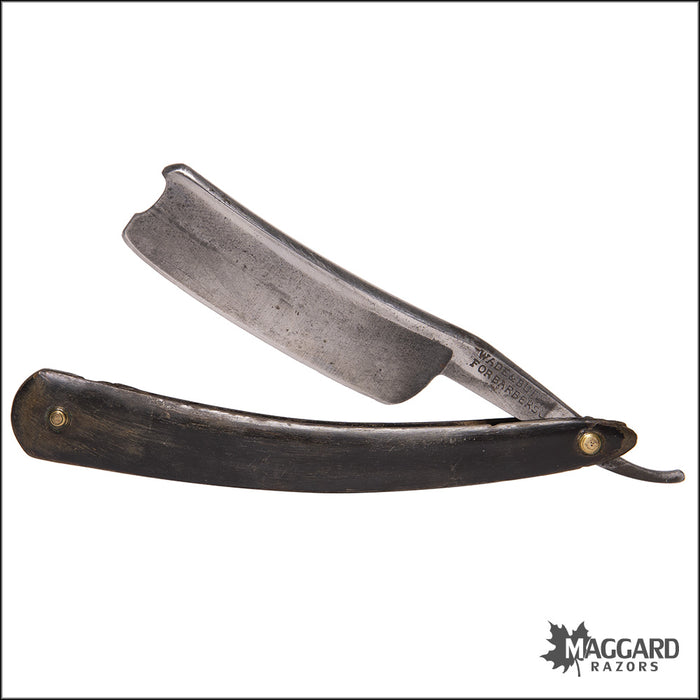 #1045 Vintage Straight Razor - Wade & Butcher For Barber's Use 8/8