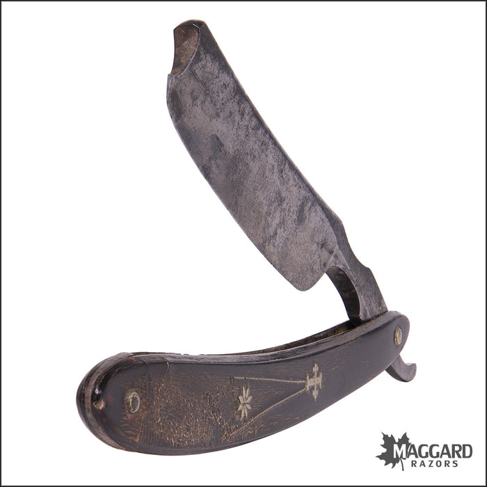 #1046 Vintage Straight Razor - James Fox's "Unique Razor" 13/16