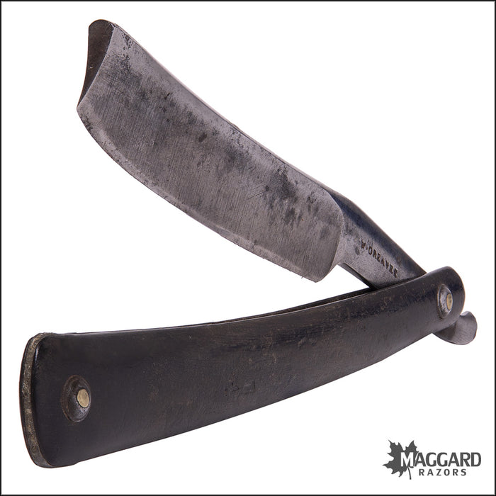 #1047 Vintage Straight Razor - W. Greaves 11/16