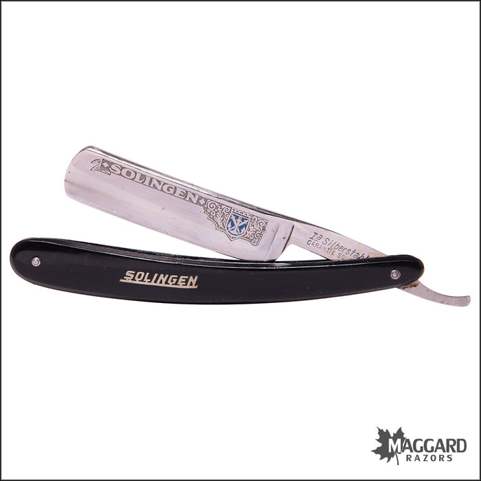 #1057 Vintage Straight Razor 7-Day Set - "SilberStahl" Solingen 13/16