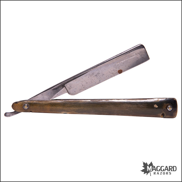 #1062 Vintage Straight Razor - I. HALL ca. 1820, 5/8+
