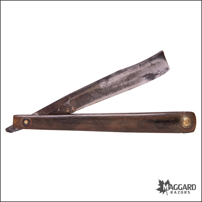 #1063 Vintage Straight Razor - BAR LOW  ca. 1780, 11/16