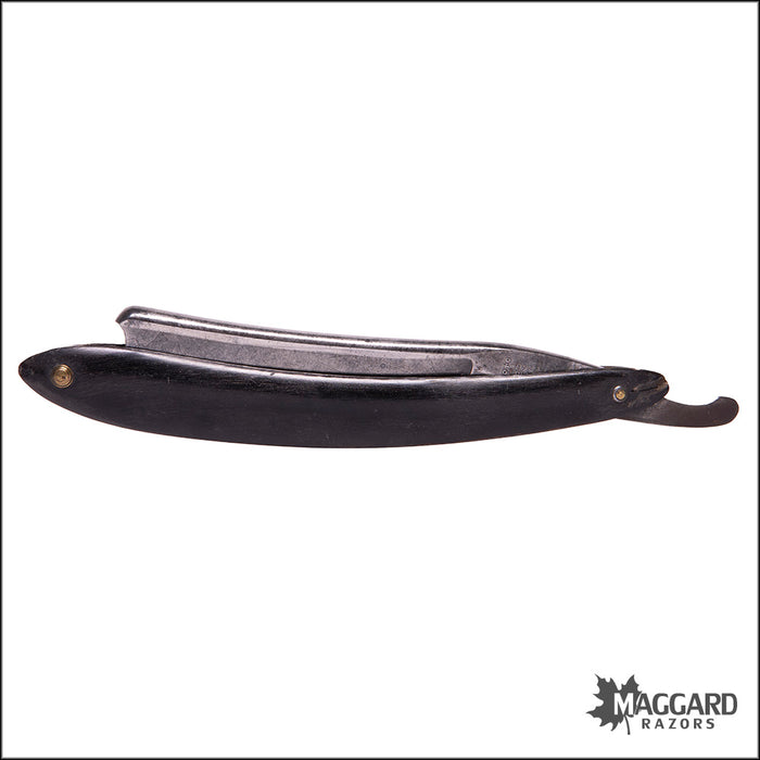 #1067 Vintage Straight Razor - Joseph Elliot Masonic 8/8+
