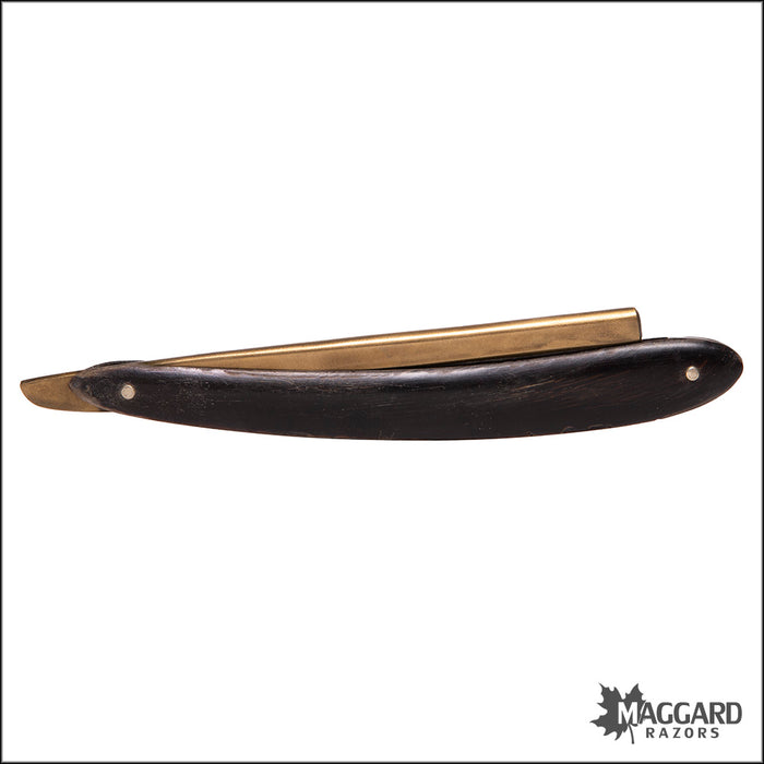 #1073 Vintage Straight Razor - Joseph Elliot Brass Frameback