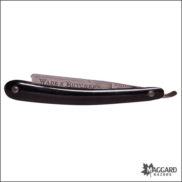 #1077 Vintage Straight Razor - Wade & Butcher, 6/8"+