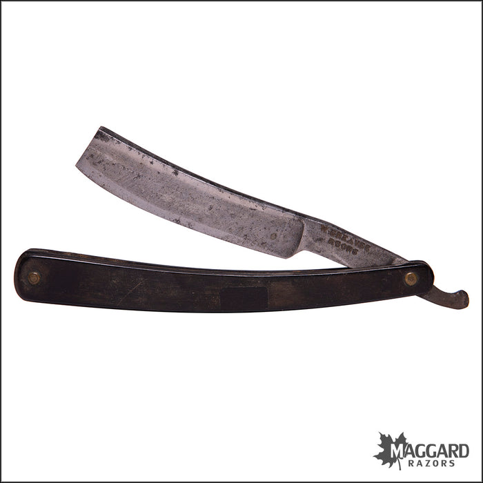 #1079 Vintage Straight Razor - W GREAVES & SONS, 5/8"+