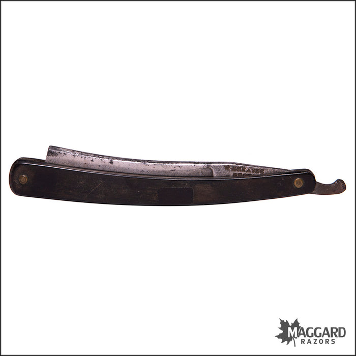 #1079 Vintage Straight Razor - W GREAVES & SONS, 5/8"+