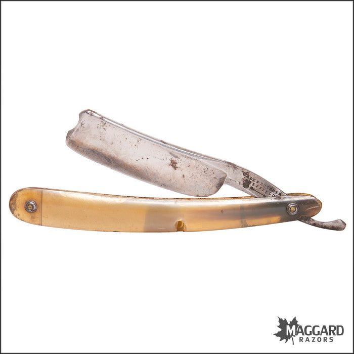 #1090 Vintage Straight Razor - Wade & Butcher 13/16"+