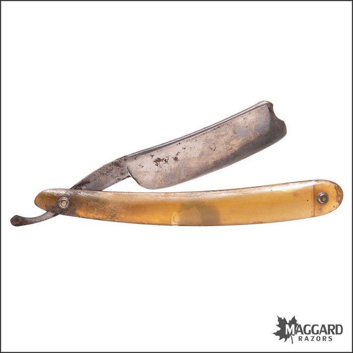 #1090 Vintage Straight Razor - Wade & Butcher 13/16"+