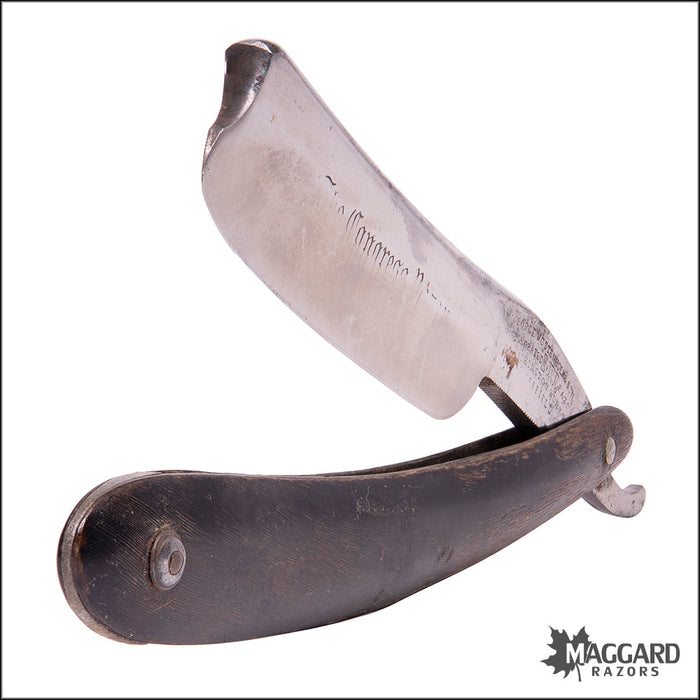 #1095 Vintage Straight Razor - Wostenholm, 7/8"+