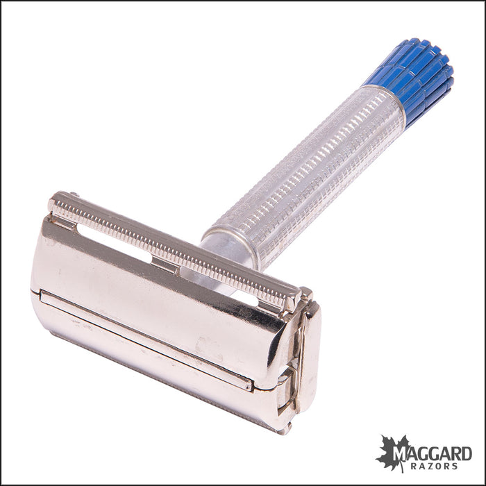 #1105 Gillette Blue Tip (Light) Superspeed Razor 1956